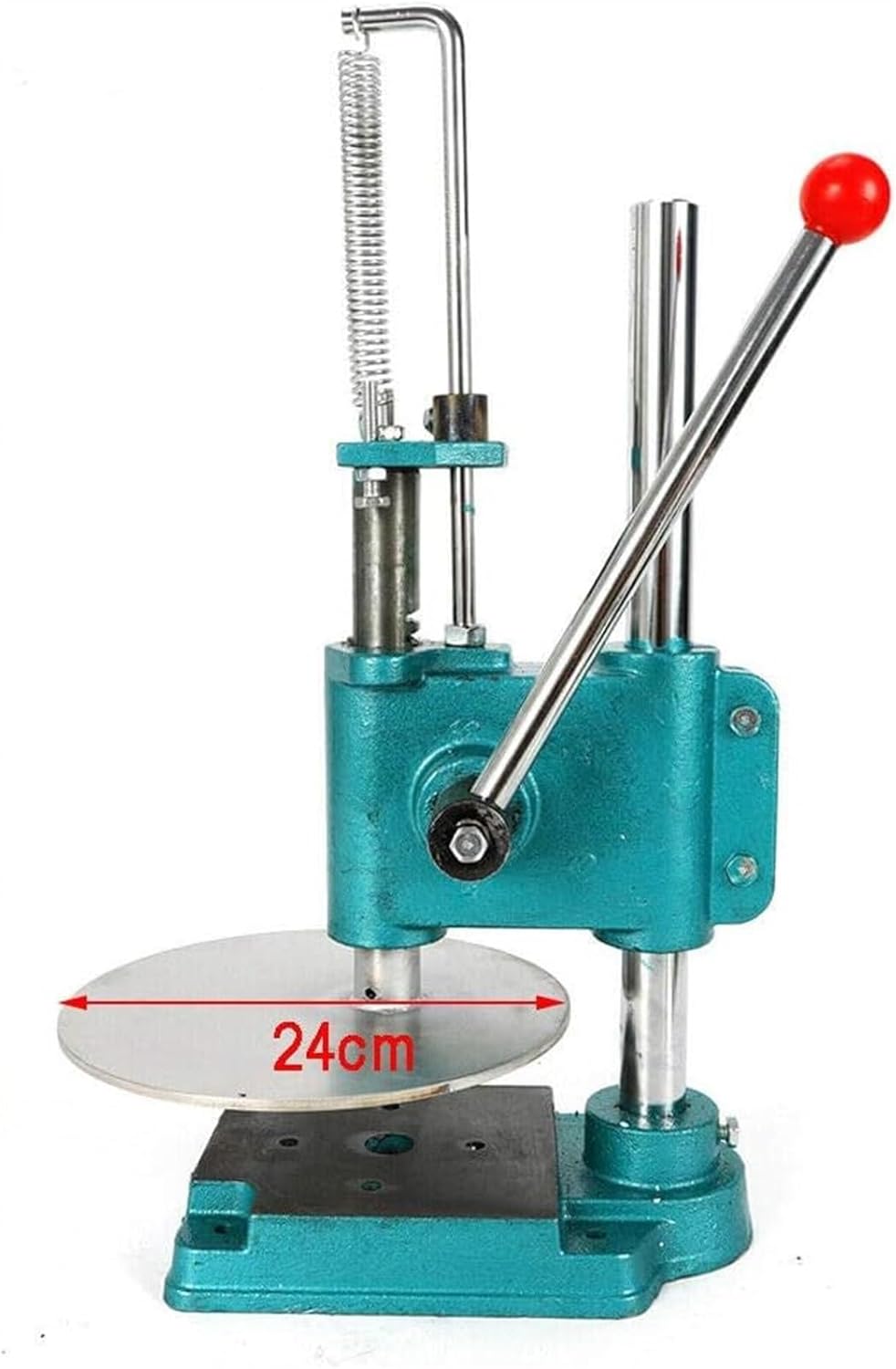 Manual Pizza Dough Press Machine Pizza Pastry Press Machine, 24cm/9.5" Manual Commercial Dough Presses Stainless Steel Cake Bread Pastry Premade Dough Sheeter For Home, Kitchen & Commercial Use