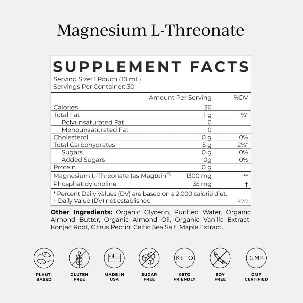 CYMBIOTIKA Liposomal Magnesium L-Threonate & DHA Vegan Omega 3 Bundle, Focus Memory Brain Support, Magnesium Supplement for Sleep, High Absorption, upports Brain Development, Vision & Heart Health