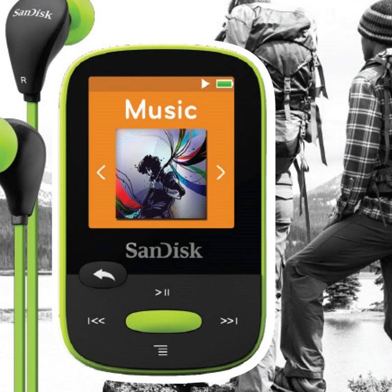 SanDisk Clip Sport MP3 Player - 8 GB - Lime