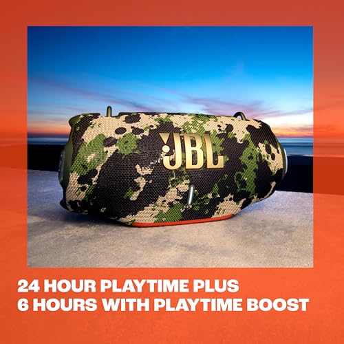 JBL Xtreme 4 - Portable Bluetooth Speaker, Powerful Sound and Deep Bass, IP67 Waterproof, 24 Hours of Playtime, Powerbank, PartyBoost for Multi-speaker Pairing (Blue)