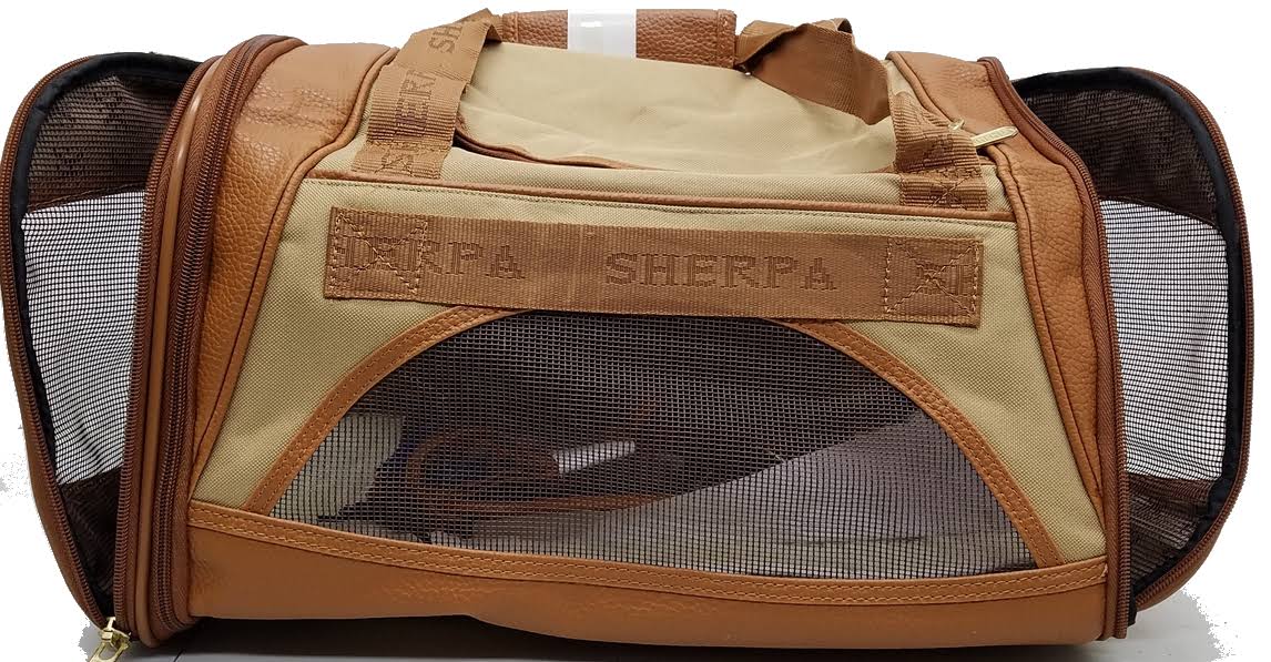 Sherpa 66237 Amelia Pet Carrier Medium Tan with Sand Trim