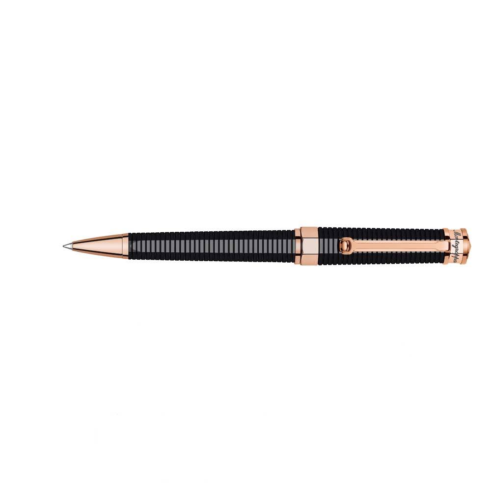 Montegrappa Nero Uno Linea Red Gold Ballpoint Pen