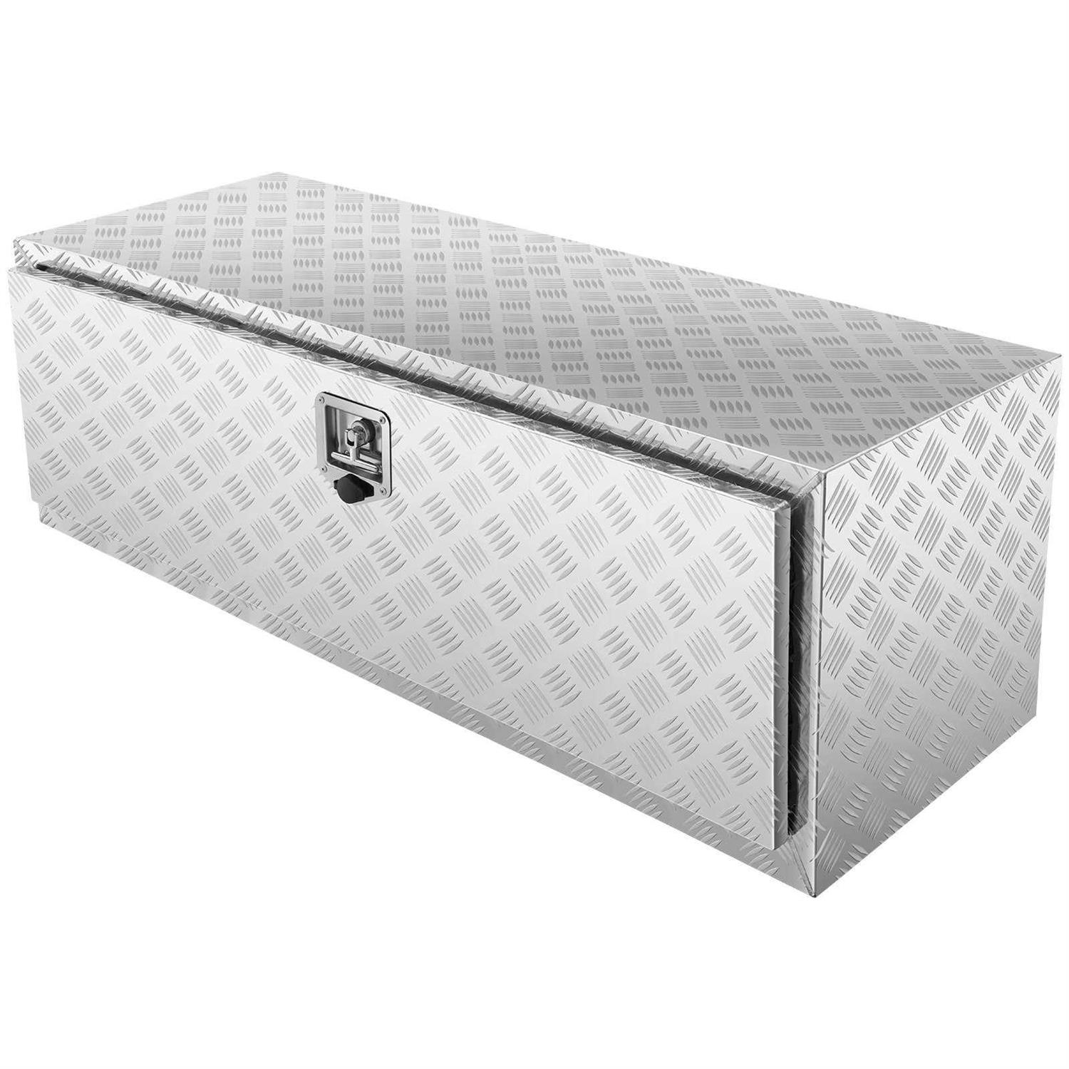 VEVOR Underbody Truck Box Pickup Storage Box, Heavy Duty Aluminum Diamond Plate Tool Box with Lock and Keys - Shop Hardware Tools Online Store