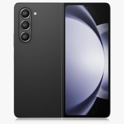SAMSUNG Galaxy Z Fold5 5G (512GB, 12GB) 7.6" 120Hz AMOLED, 50MP 8K Camera, Snapdragon 8 Gen 2, (Fully Unlocked for AT&T, Verizon, T-Mobile, Global) F946U (w/Wireless Charger, Phantom Black) (Renewed)
