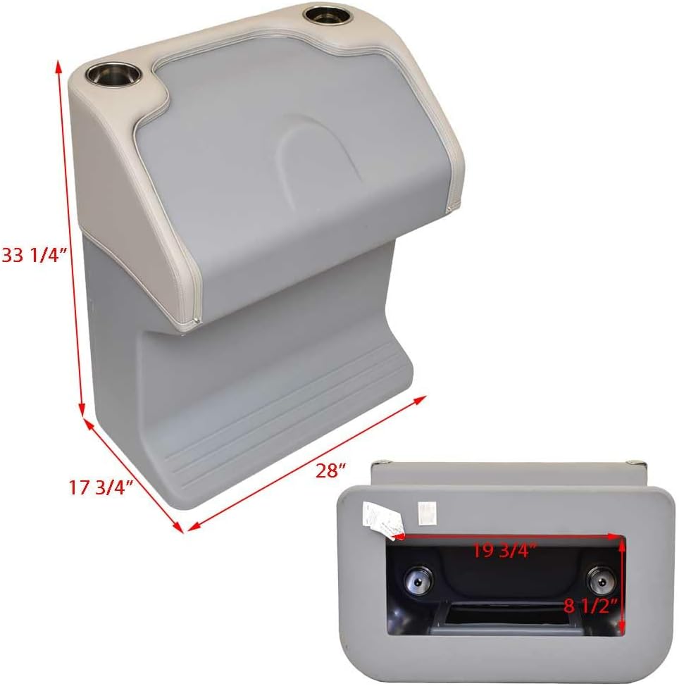 Wise Pontoon Boat Steering Console BM1158-221 | Gray Premier