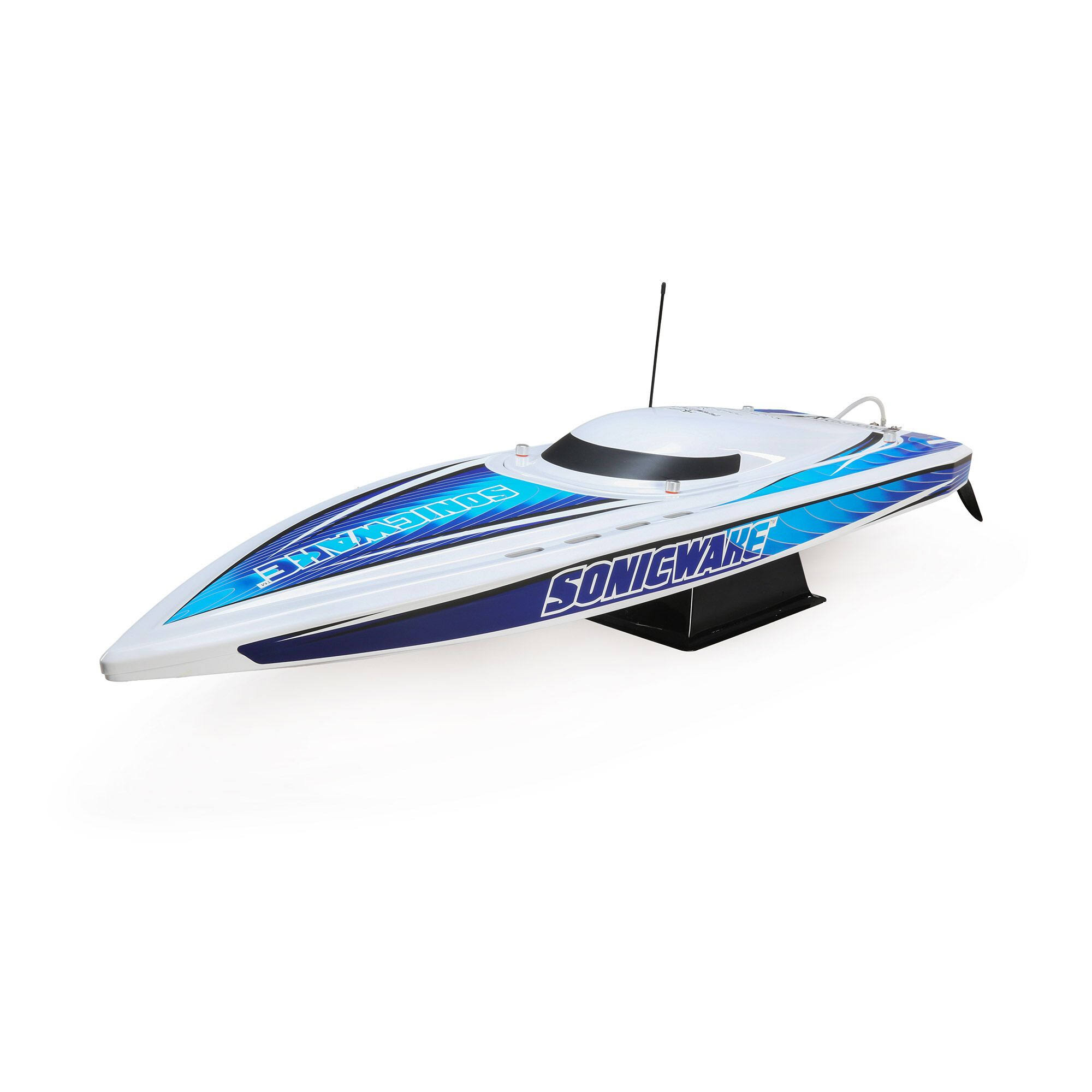 Pro Boat Sonicwake 36x22 Self-Righting Brushless Deep-V RTR, White
