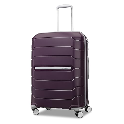 Samsonite Freeform 21-Inch Hardside Carry-On Luggage - Hardshell Carry-On Suitcase - TSA, Airline-Approved - Expandable Hard Shell, Smooth Rolling Spinner Wheels for Lightweight Travel - Navy