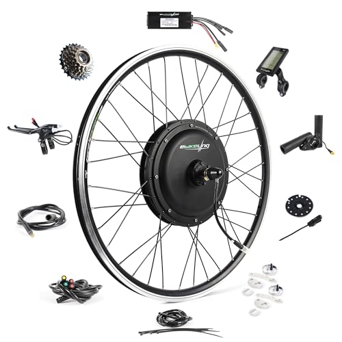eBikeling Ebike Conversion Kit 48V 1200W, 26" Rear Waterproof Electric Bike Conversion Kit, Add On Electric Bike Kit, Transform Your Bicycle with High-Performance E-Bike Technology