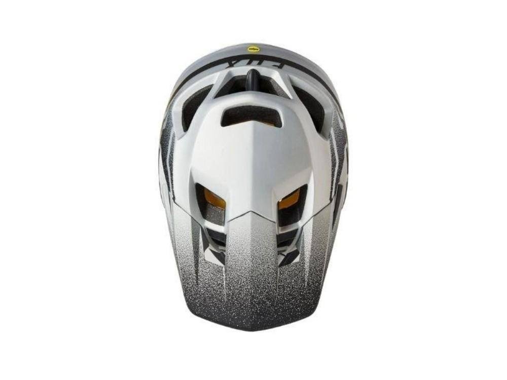Fox Racing Proframe Helmet Vapor in Silver/Black