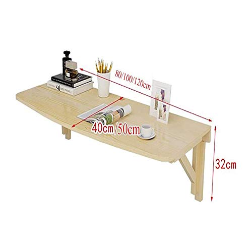 Computer Wall Mounted Folding Folding Dining Table Dining Table Small Folding Heavy Duty Dining Table Perfect Addition to Laundry/Home OneColor-120 40cm / 48 16inch