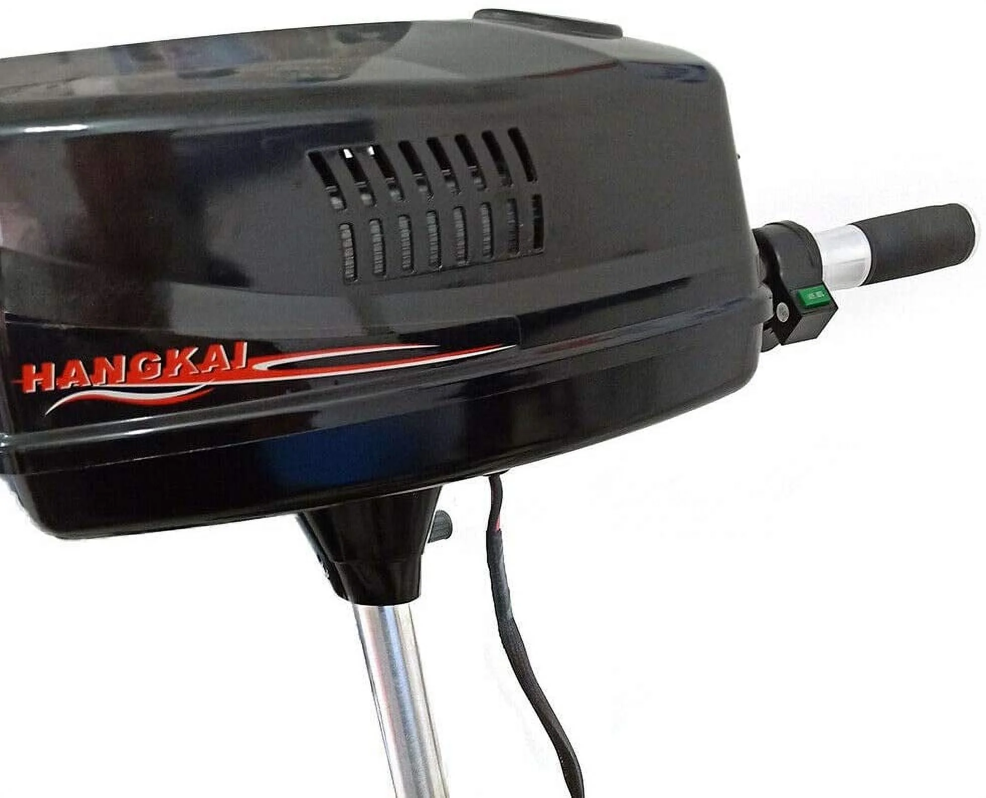 Miumaeov 7HP 48V Outboard Electric Motor Fishing Boat Engine Motor Tiller Control 1.8KW Heavy Duty Strong Power Low Energy Consumption 90 Degrees Rotatable Bracket