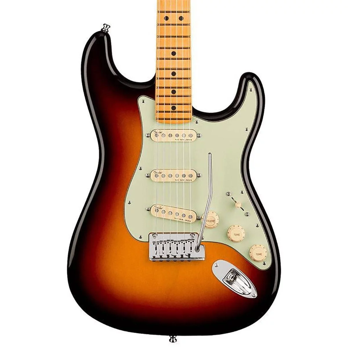 Fender American Ultra Stratocaster Electric Guitar (Ultraburst, Maple Fretboard) - Curated Treasures Market