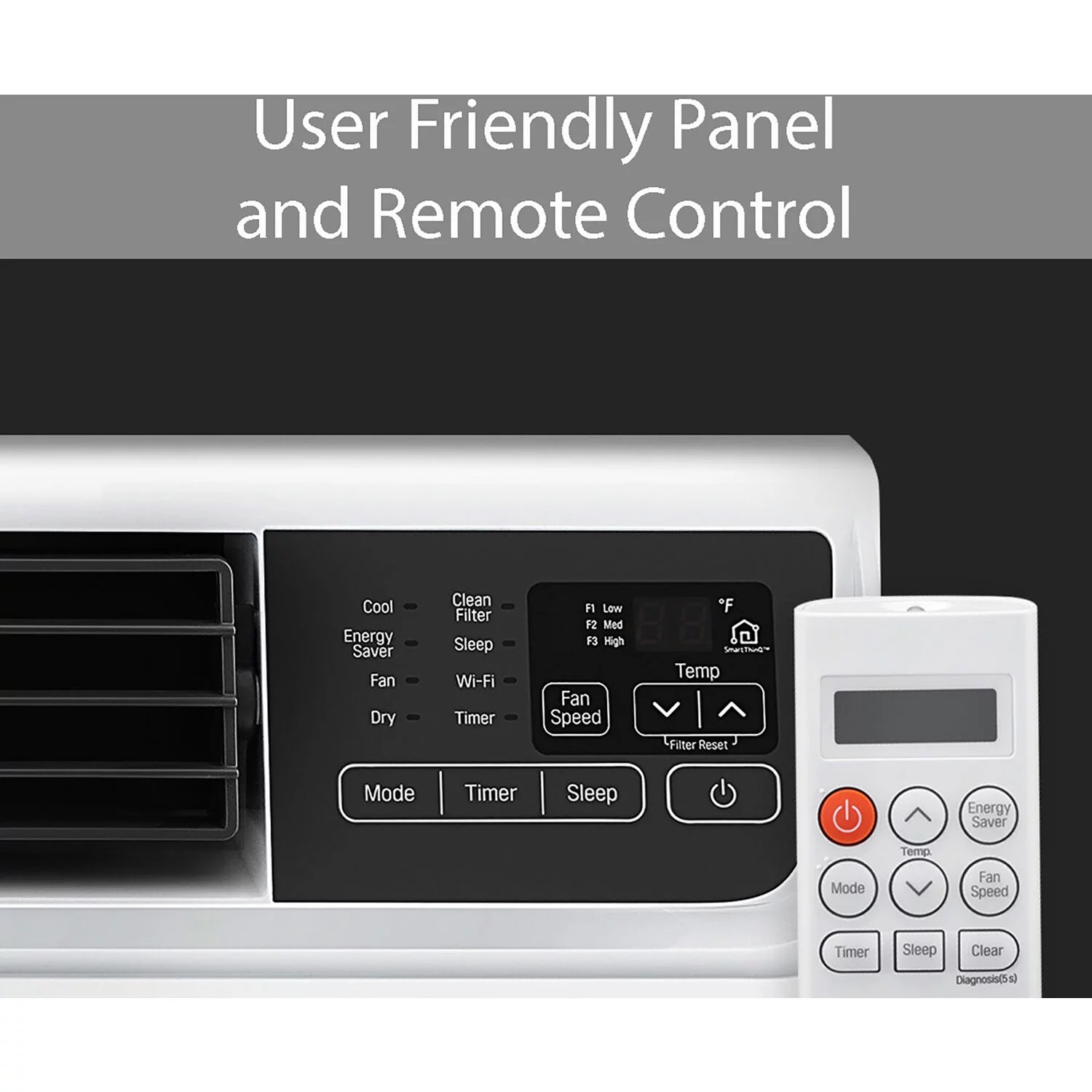 LG 115V 14,000 BTU DUAL Inverter Smart Window Air Conditioner, Cools 800 Sq. ft.