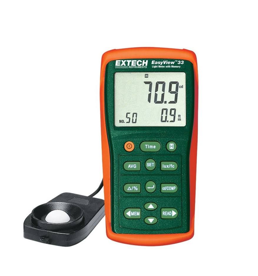 Extech EA33-NIST Light Meter with NIST