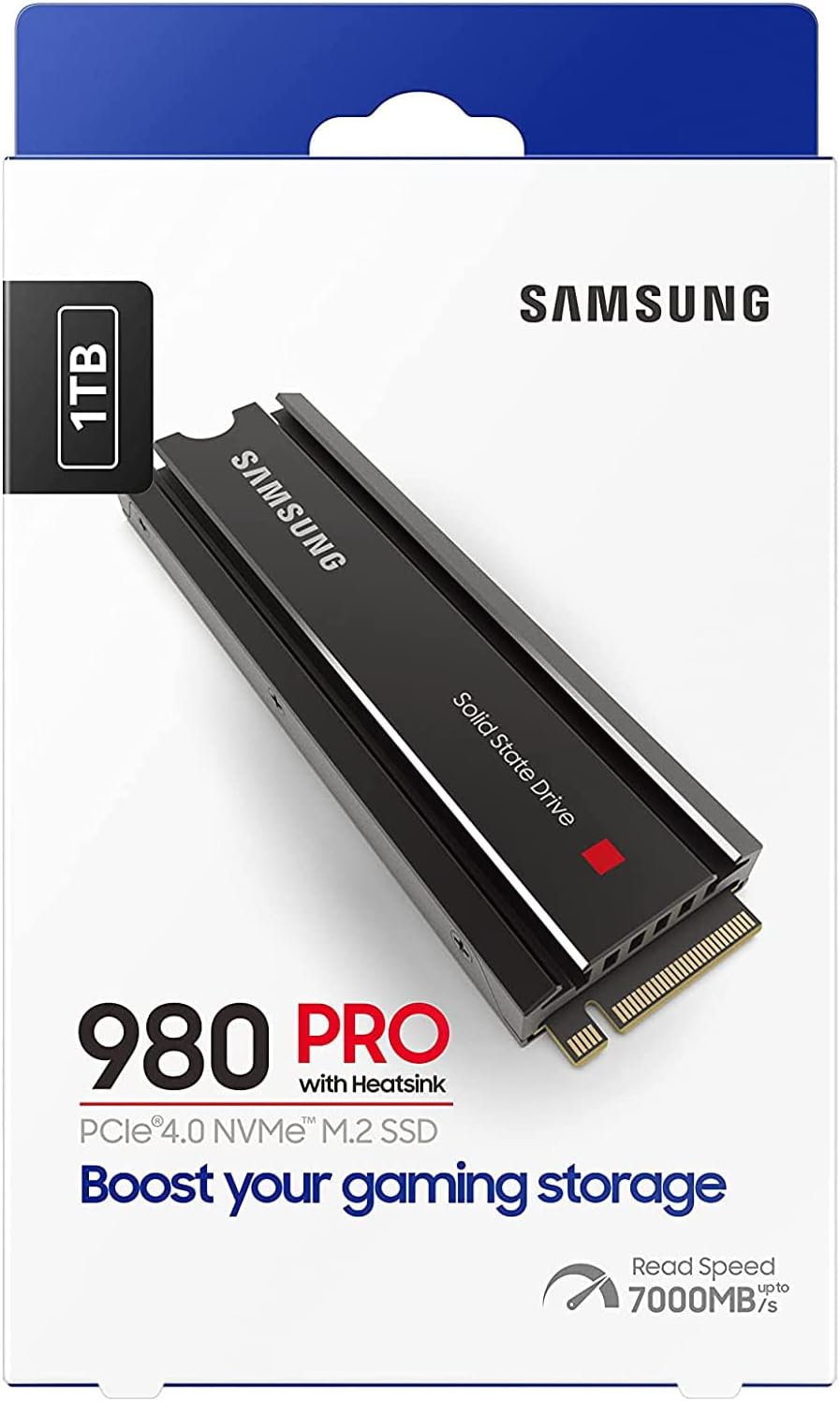 Samsung MZ-V8P1T0CW 980 PRO with Heatsink PCIe 4.0 NVMe SSD 1TB for PC/PS5 - (2-Pack)