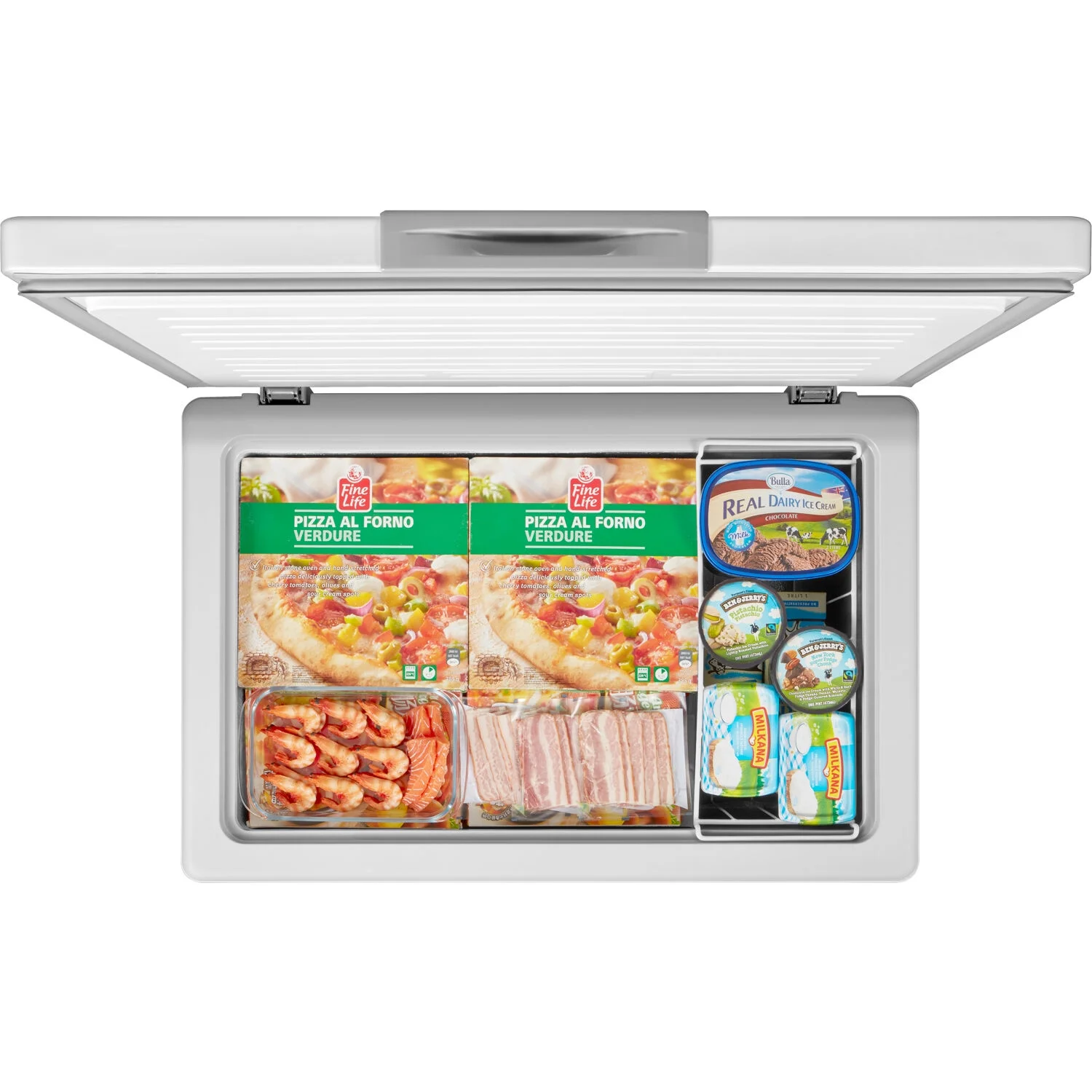 Midea 7.0-Cu. Ft. Chest Freezer with Contour Design, White