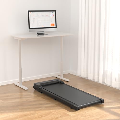 Walking Pad Treadmill Under Desk Treadmill for Home Office, DAEYEGIM 2 in 1 Portable Walking Treadmill with Remote Control, Walking Jogging Machine in LED Display