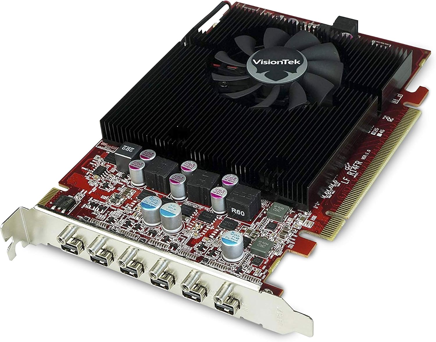 VisionTek Products Radeon 7750 SFF 2GB GDDR5 4M DirectX 11 OpenGL Single Fan Low Profile 4X miniDP Graphics Card 900798