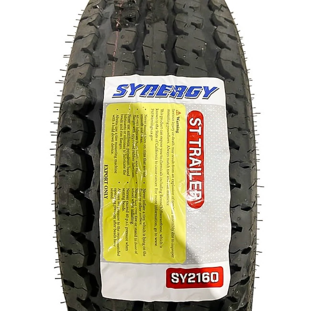 Tire Synergy ST302 ST 205/75R15 Load E 10 Ply Trailer