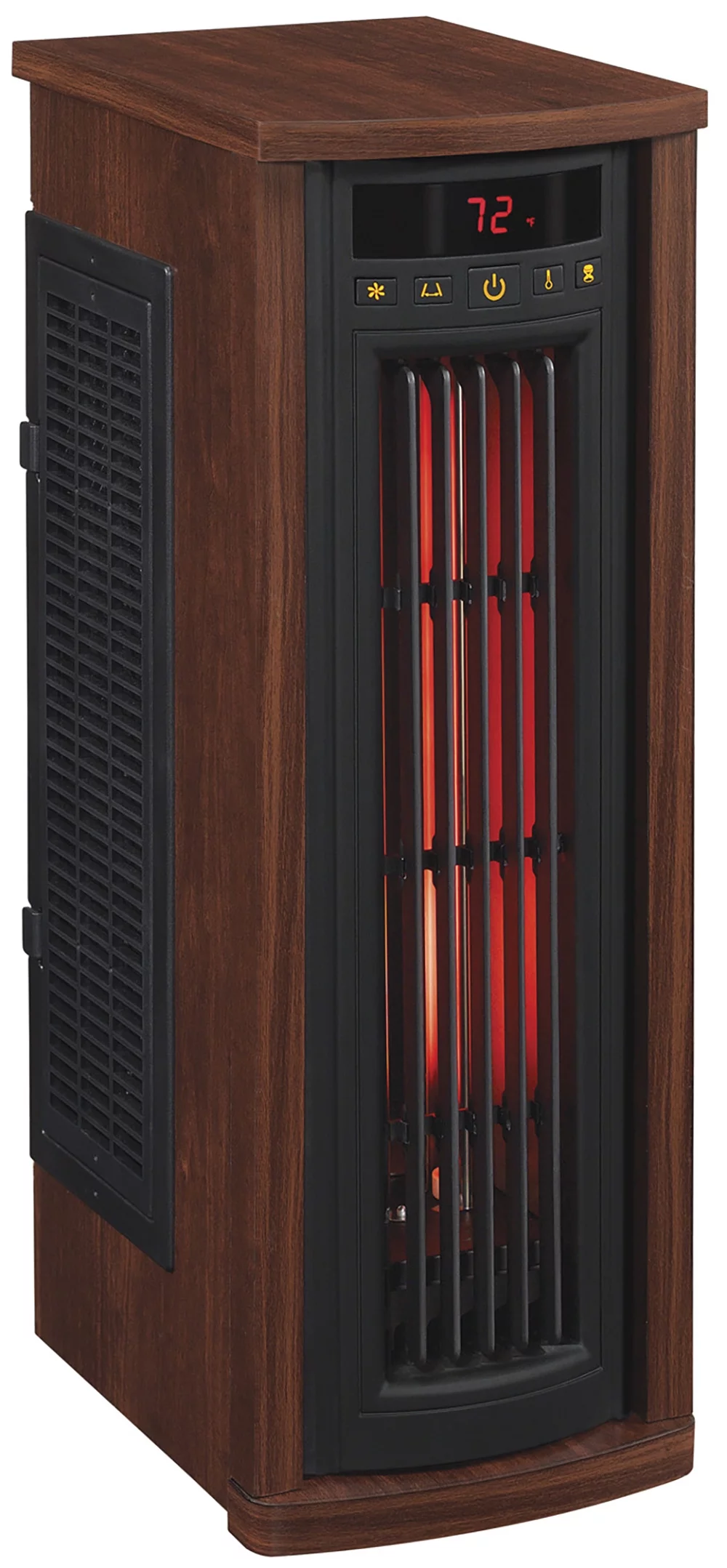 Duraflame Portable Electric Infrared Quartz Oscillating Tower Heater, Cherry