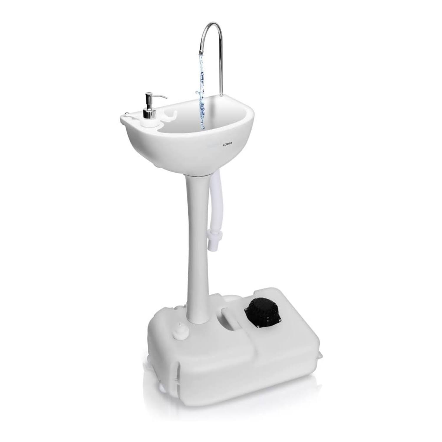 Serenelife Slcasn18 Portable Hand Wash Sink Stand Washing Stations (2 Pack)