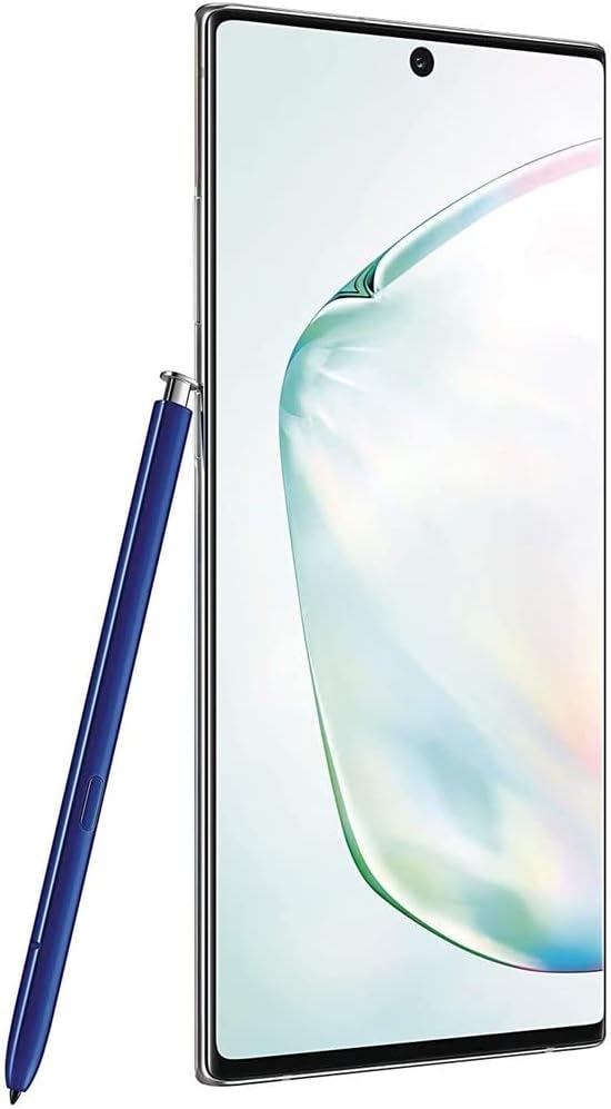 Samsung Galaxy Note 10+, 256GB, Aura Glow Silver - Fully Unlocked (Renewed)