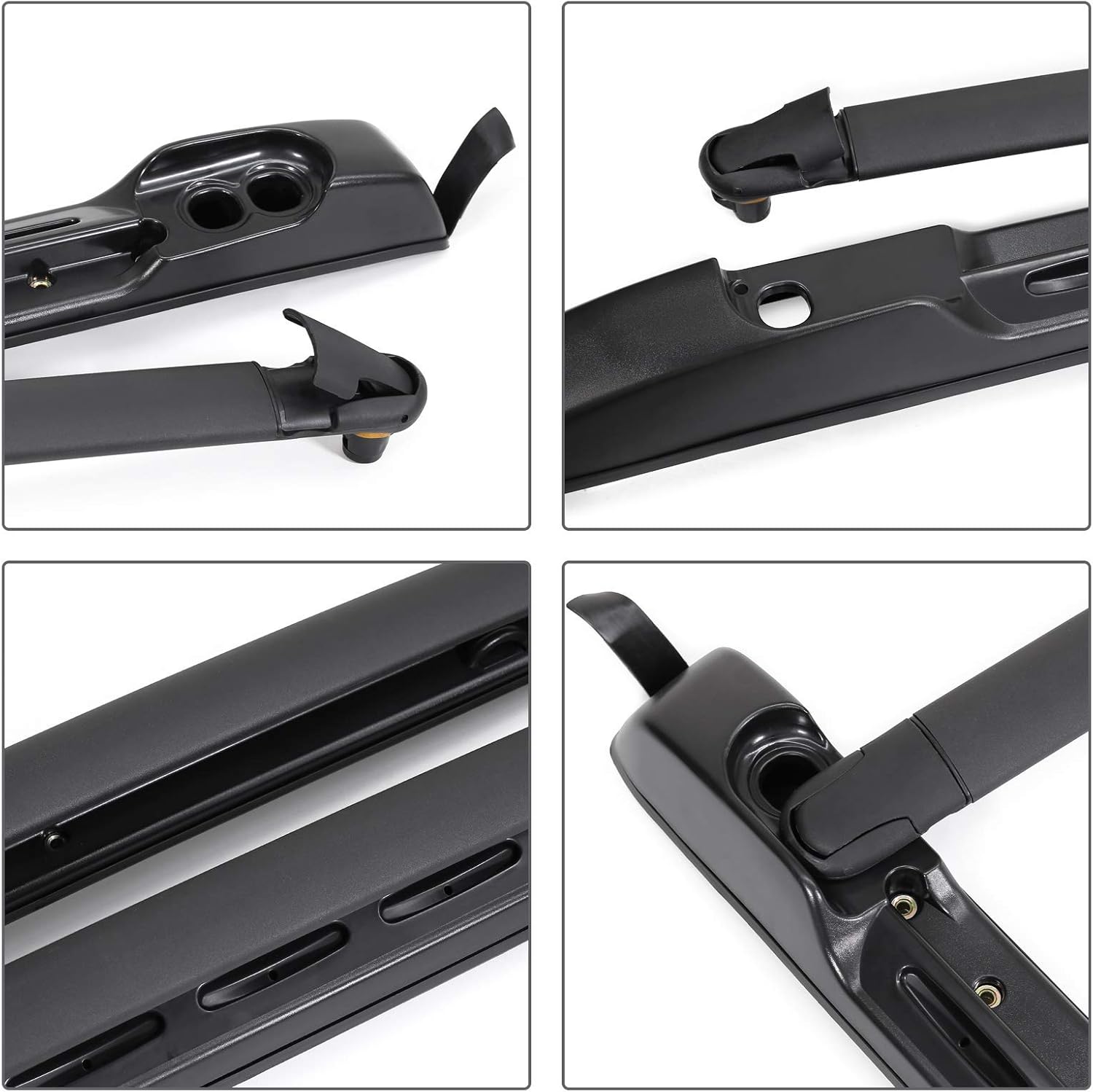 Toyota Tacoma Roof Rack Cross Bars for 2005-2022 Toyota Tacoma Double Cab Black Cross Bars Roof Racks
