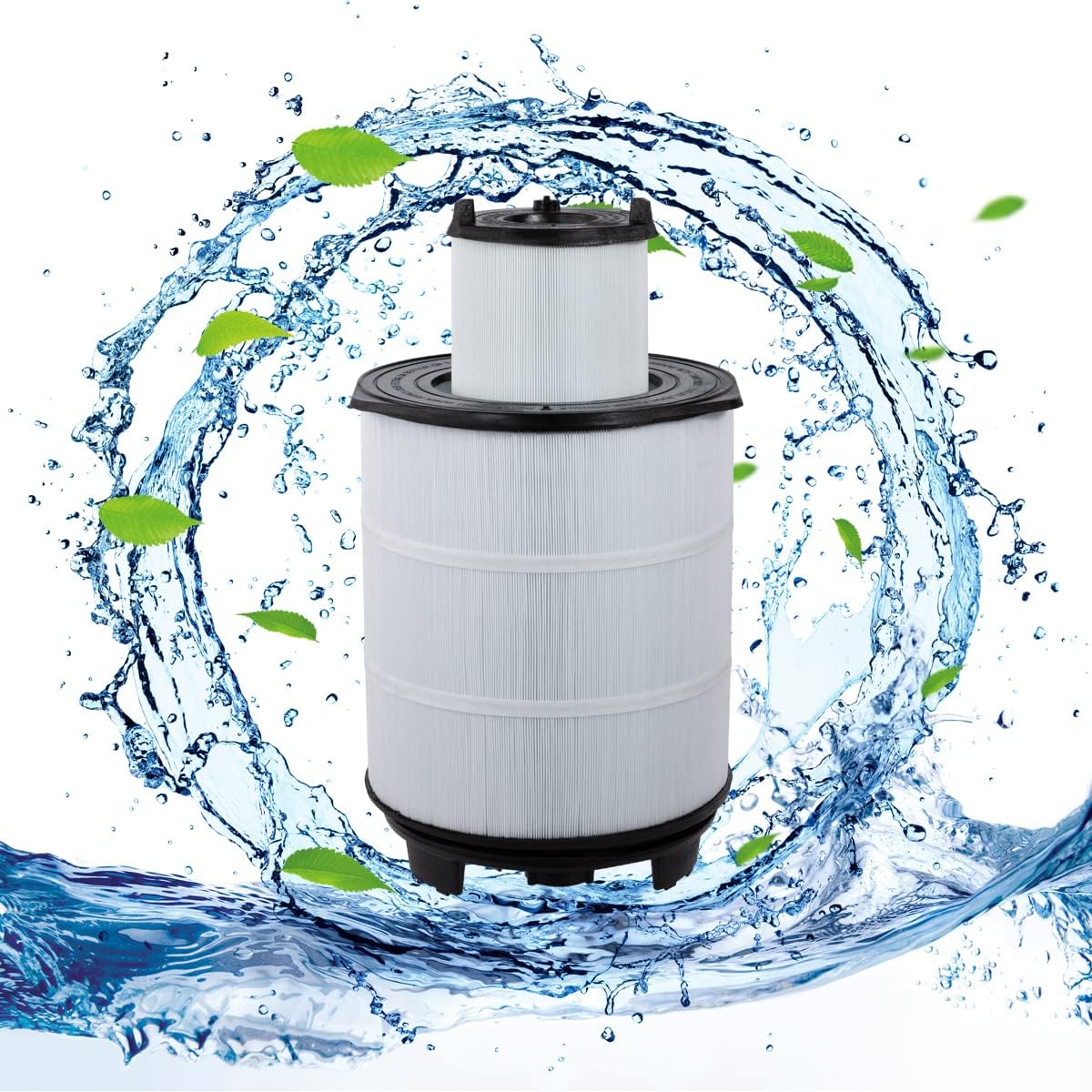 ZOTEE Filtration Cartridge Pool Filters System- Inner and Outer Set - Replaces Sta-Rite 25021-0200s & 25022-0201s System 3 S7m120 Set & Darlly Sr300 300sq.ft, Pentair