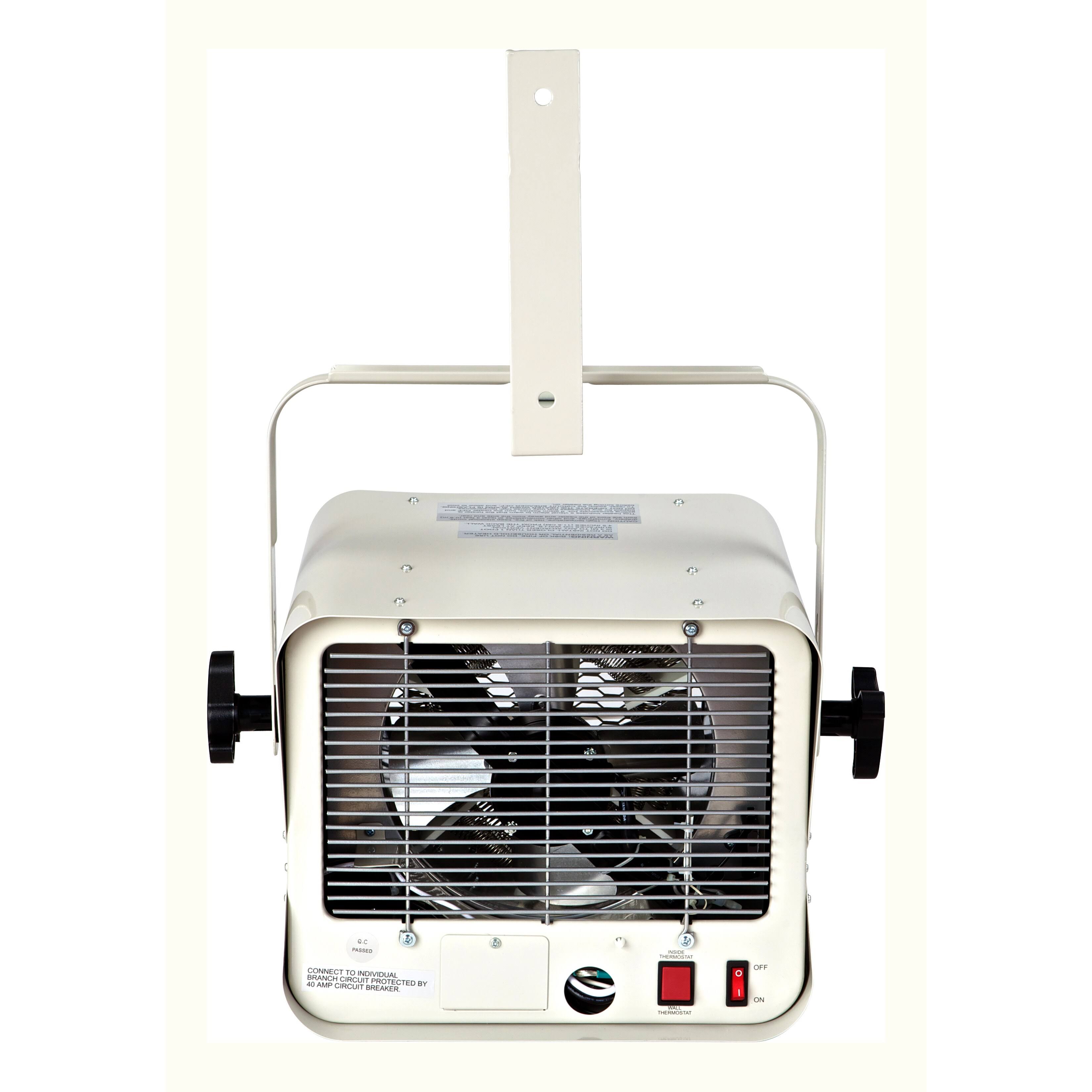 Dr Infrared Heater DR-975 7500-Watt 240-Volt Hardwired Shop Garage Electric Heater, Wall/Ceiling Mounted with Remote Controlled