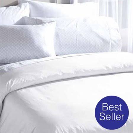 BedCare All-Cotton Allergy Comforter Cover - King, White