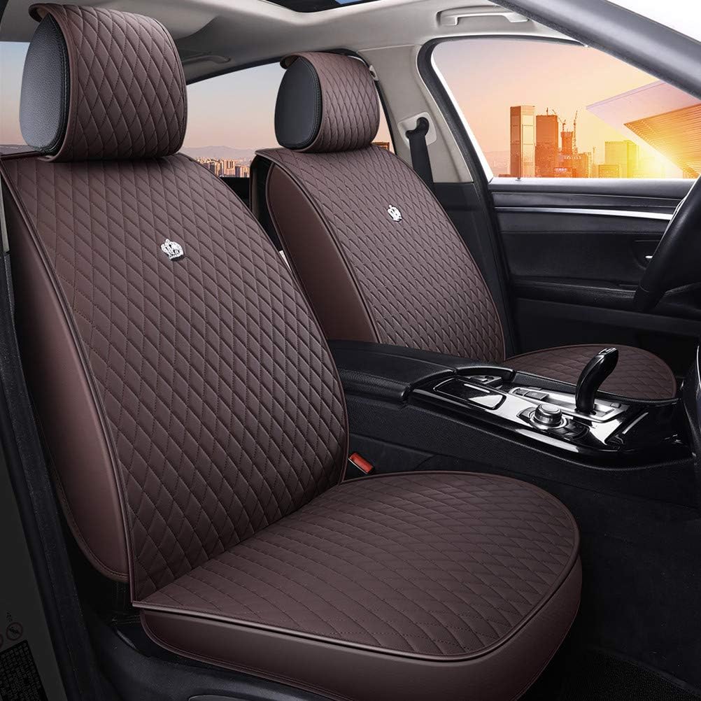 Purple Car Seat Cover Leather Seat Protector for Car Seats Comforty Car Seat Cover 2/3 Covered 11PCS Universal Fit Car/Auto/Truck/SUV (A-Purple)