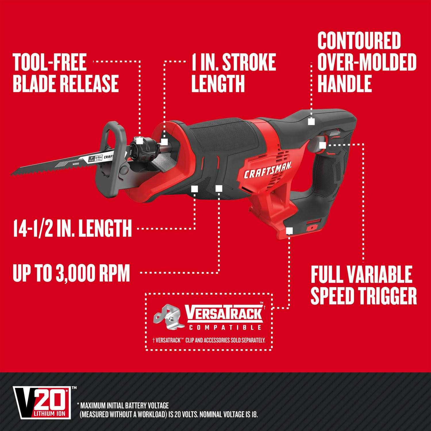 Craftsman 6-Tool Power Tool Combo Kit with Soft Case CMCK601D2 - Shop Hardware Tools Online Store