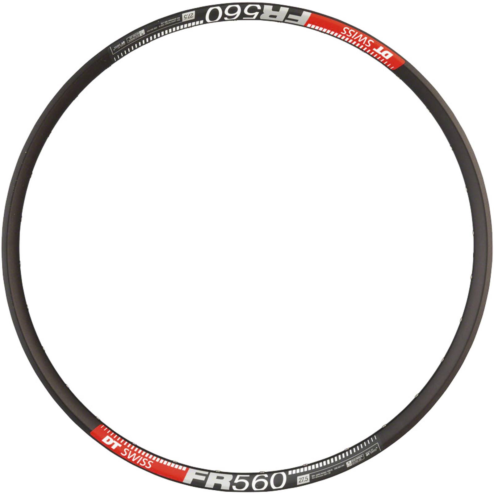 DT Swiss FR 560 Rim - 29x22 Disc Black 32H
