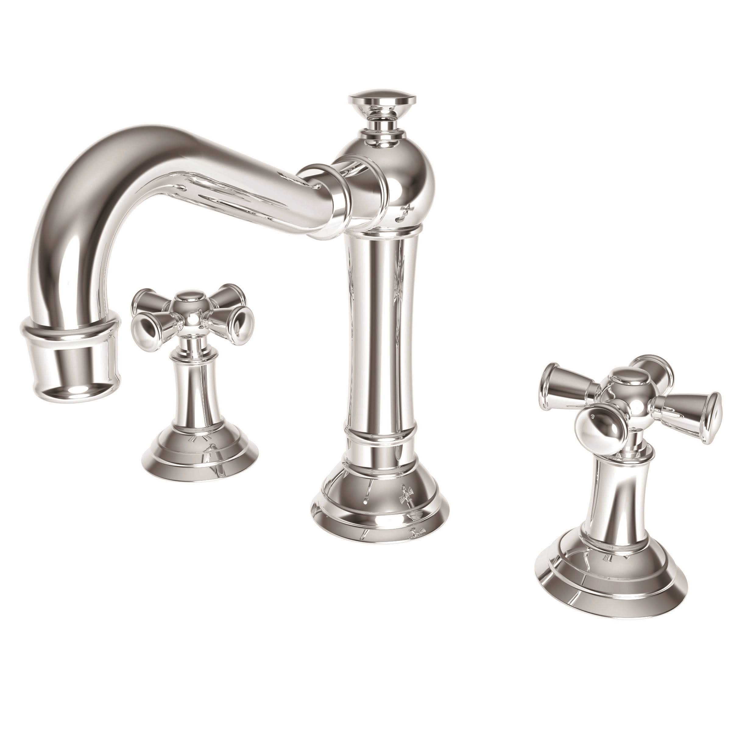 Newport Brass 2460/034 Jacobean Widespread Lavatory Faucet, Aged Brass