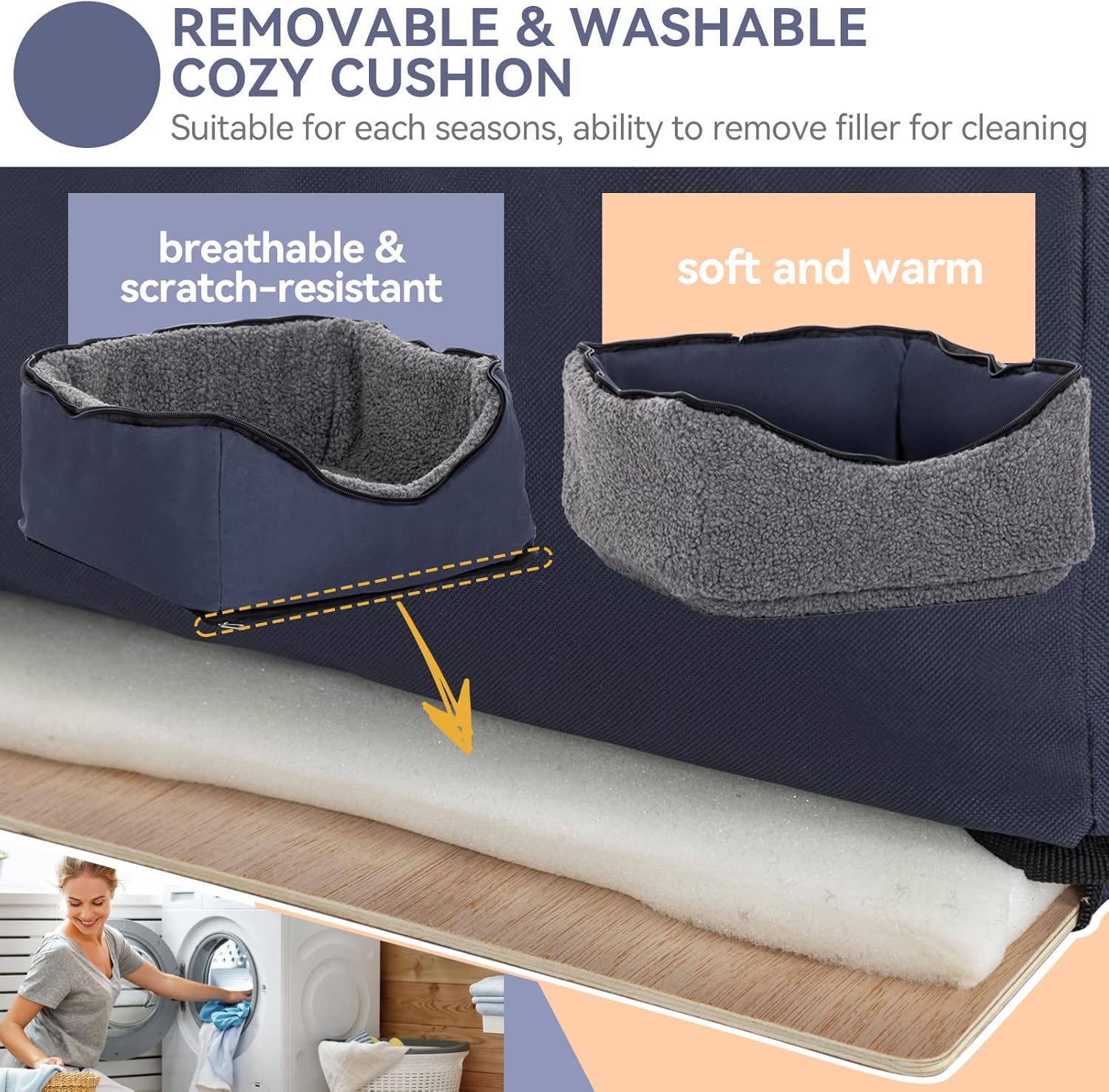 A4Pet Lookout Dog Car Seat, Folding Breathable Dog Booster Car Seat, Soft Pet Bed at Home for Small Dogs Cats or Other Small Pet, for Travel, with Carry Bag