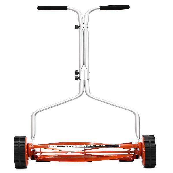 14 in. Manual Push Walk-Behind Reel Lawn Mower | American Blade New Grass Steel 1204-14