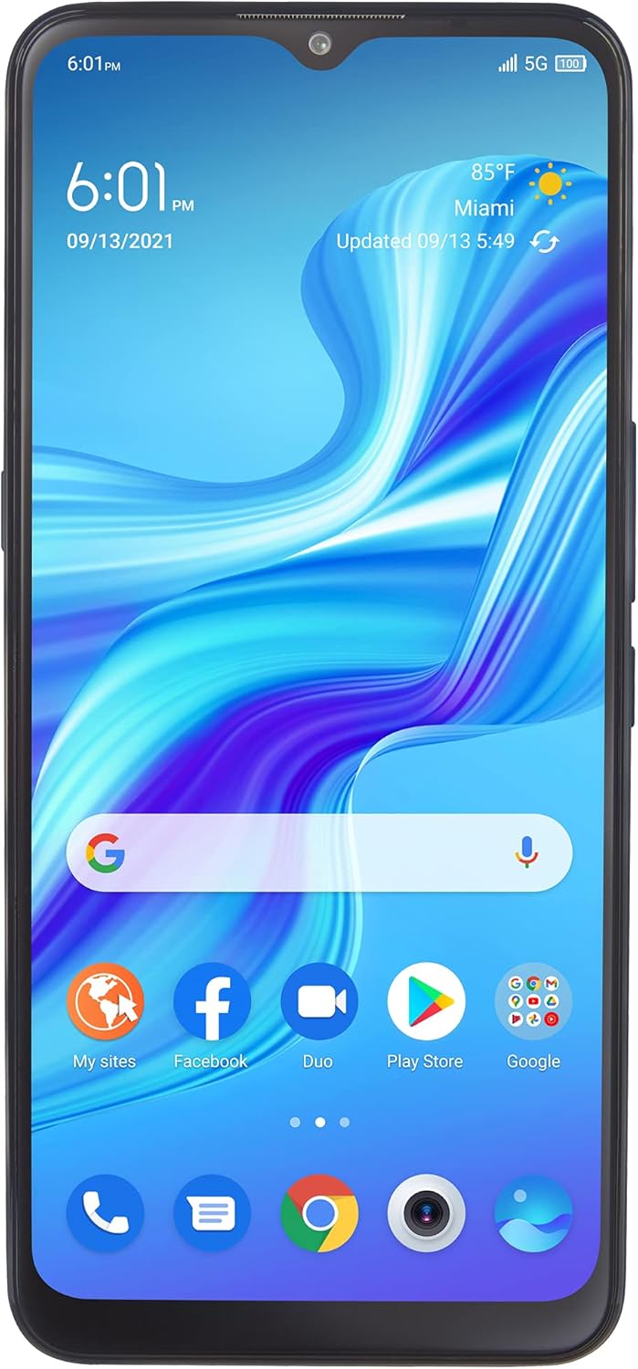 TracFone TCL A4X 5G, 64GB, Black - Prepaid Smartphone (Locked)