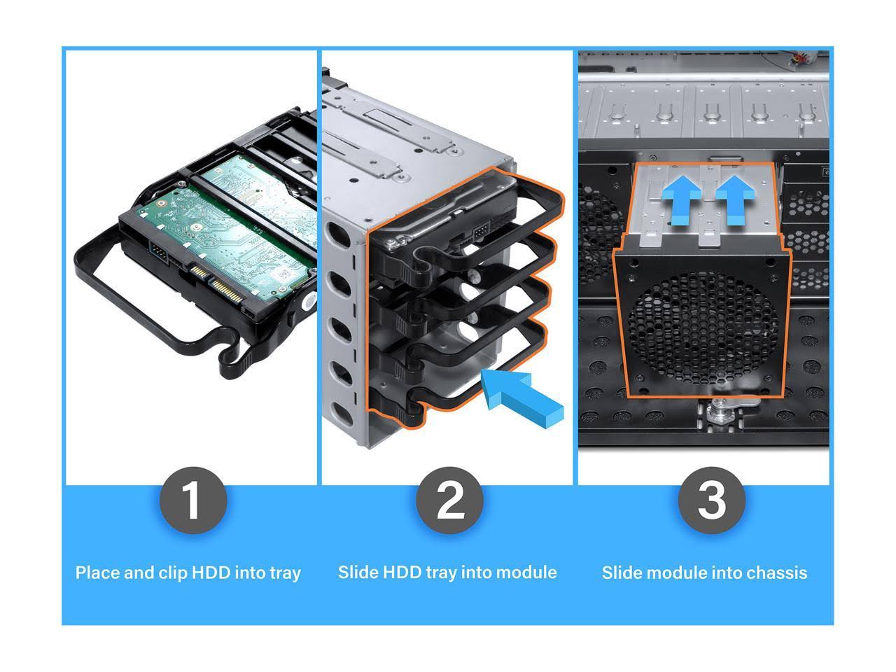 Rosewill RSV-L4000U Rackmount Server Chassis Case Black