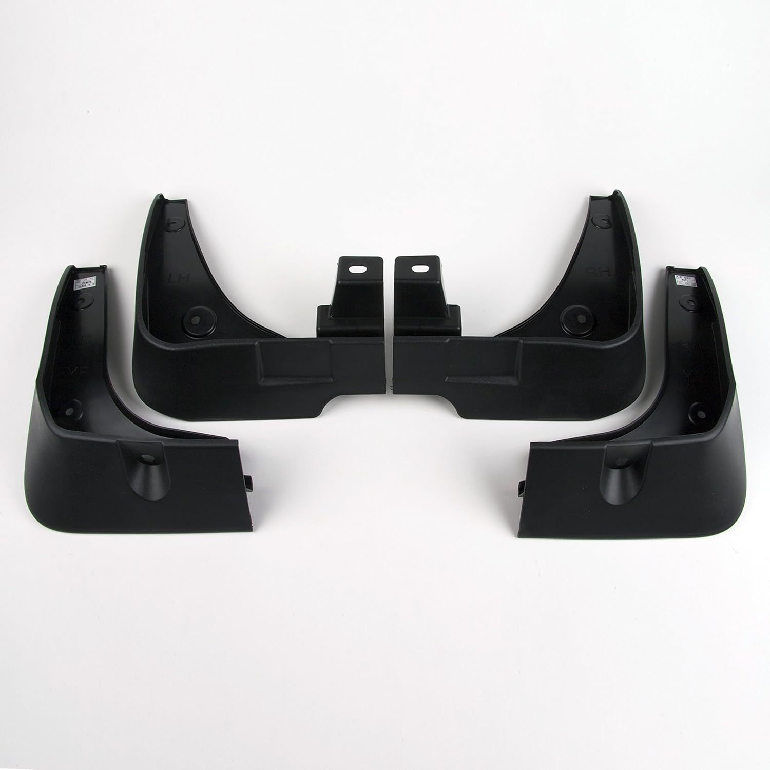 Hyundai Motors OEM Genuine Front Rear Left Right Mud Guard Flap Splash 4-pc Set For 2011 2012 2013 Hyundai Sonata : i45 Pack of 2
