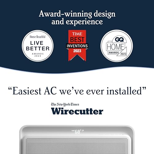 Windmill Air Conditioner Smart Home AC Unit - Easy to Install, Quiet, and Energy Efficient - Side Insulation - Auto-Dimming LED Display - App and Voice-Enabled - Designed in the USA