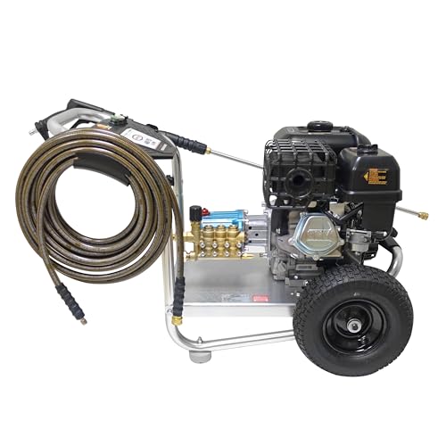Simpson Cleaning 4200 PSI Gas Pressure Washer, 4.0 GPM Power Washer for Commercial Use, Honda GX390 Engine, 50-Foot Steel-Braided Hose, Aluminum Series, 49-State (ALH4240)