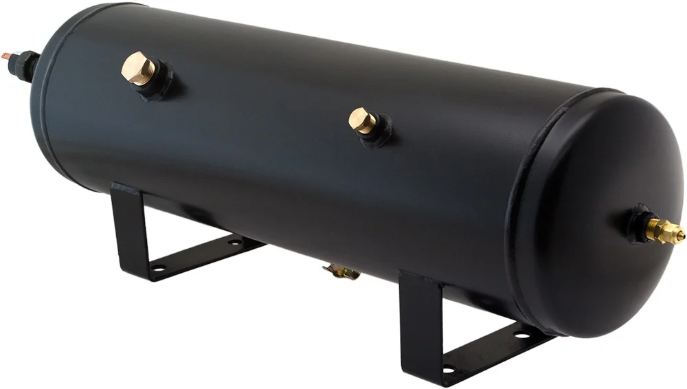 Vixen Horns Train Horn Kit for Trucks/Car/Semi. Complete Onboard System- 200psi Air Compressor, 3 Gallon Tank, 3 Trumpets. Super Loud dB. Fits Vehicles like Pickup/Jeep/RV/SUV 12v VXO8330B/3418B