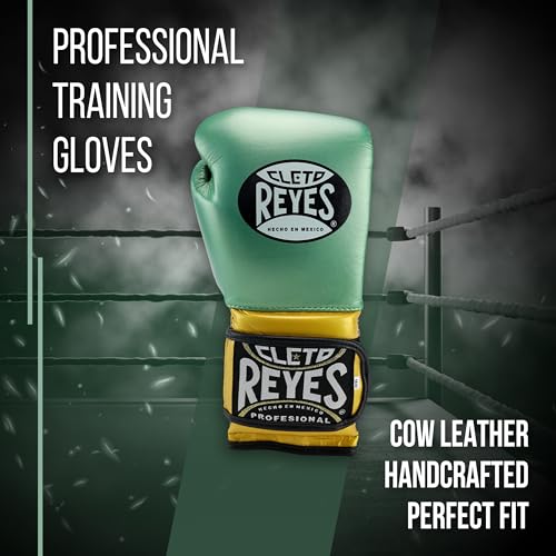 CLETO REYES Training Boxing Gloves with Hook and Loop Closure for Sparring and Heavy Punching Bags, Men and Women, MMA, Kickboxing, Muay Thai