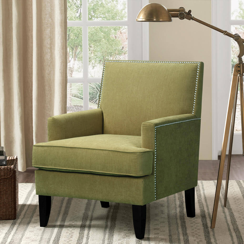 Madison Park Colton Track Arm Club Chair Charcoal