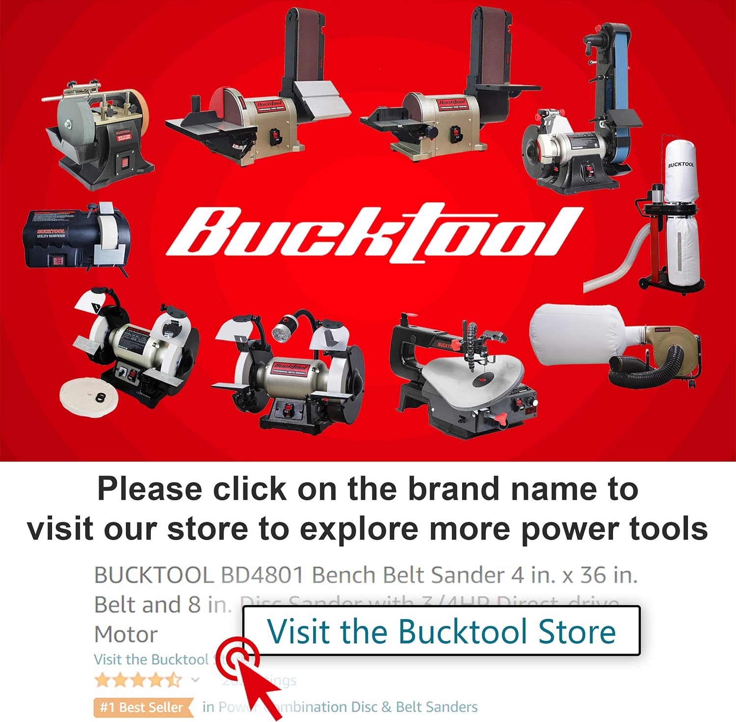 BUCKTOOL 1.2 HP Auto Start 750CFM Dust Collector with 3 Dust Collection Bag, 5.4 Cubic Bag Capacity and 5 PCS Reducer for Woodworking DC50