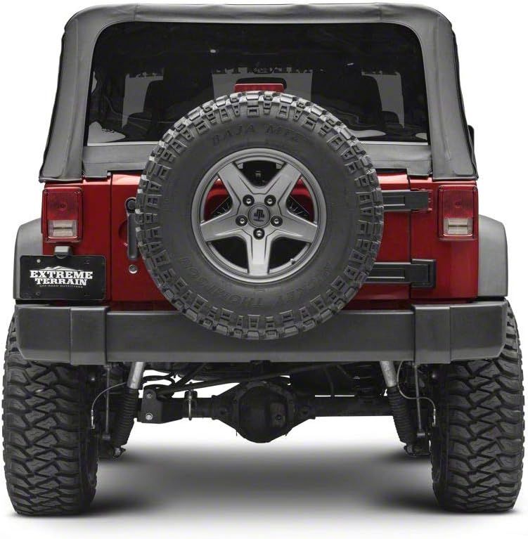 Raxiom Adjustable Rear Vision Camera Compatible with Aftermarket Radios Compatible with 07-18 Jeep Wrangler JK
