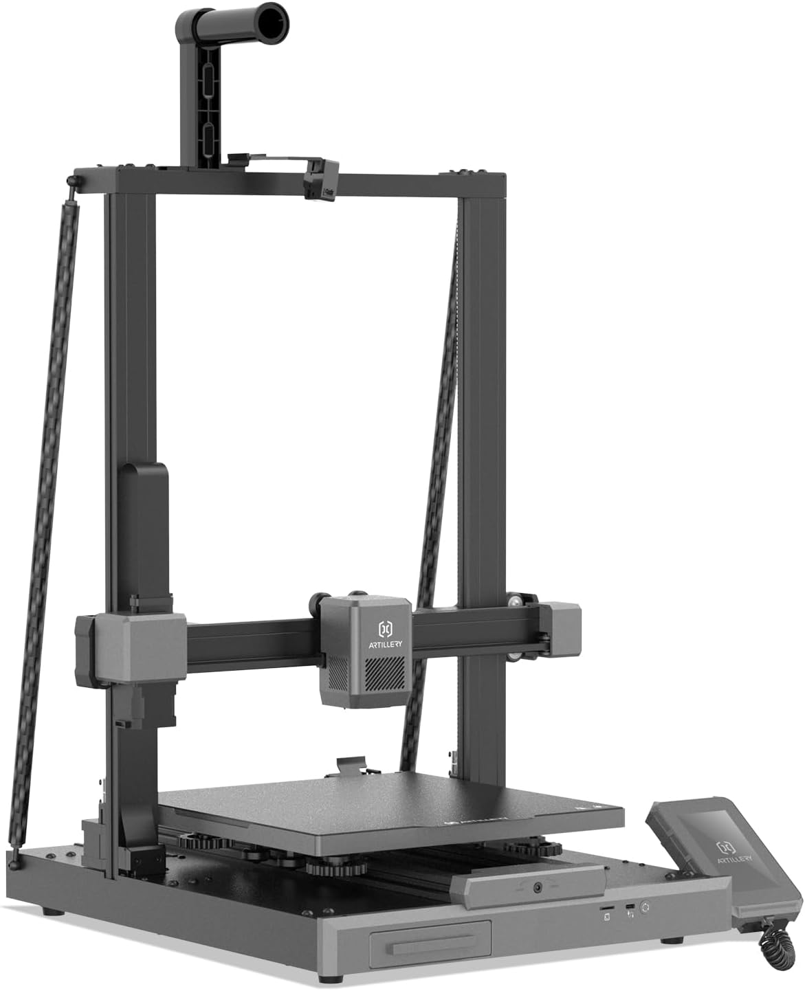 Artillery Sidewinder X3 Plus 3D Printer 300mm/s High Speed Large FDM Printer Auto-Leveling Dual-Gear Direct Extruder and High-Temp Auto Cleaning Nozzle Ideal for Beginners 11.8x11.8x15.7In