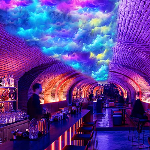 fusehome Cloud Light, Thundercloud LED Light 3D Cotton Lightning Cloud Colorful Atmosphere Night Light, DIY Creative Cloud Lights Gaming Room Club Bar DJ Party Light