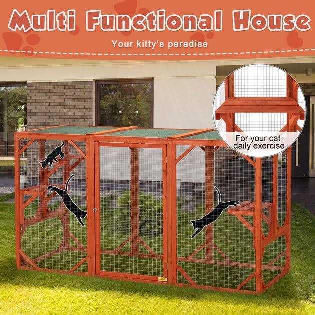 Coziwow Outdoor Cat Enclosure Playpen Catio - Pet Supplies online store
