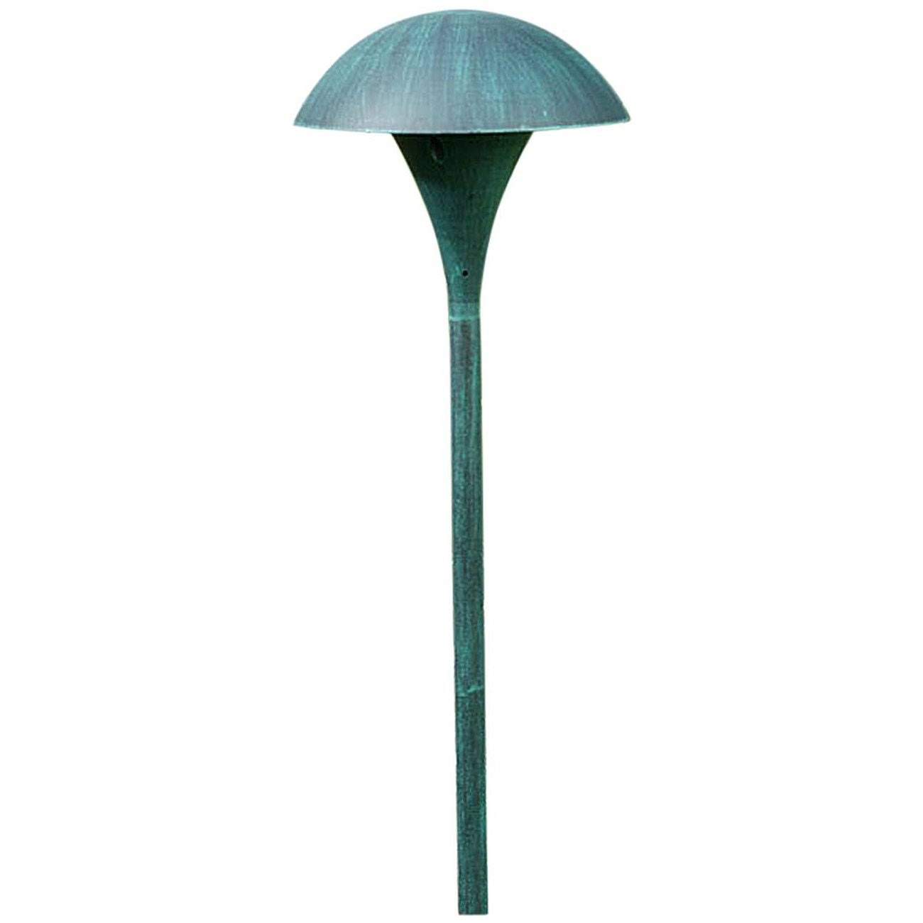 Dabmar Lighting LV67-PG Cast Aluminum Path/Walkway/Area Light, Patina Green